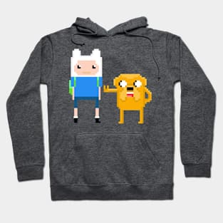 Pixel time with Finn and Jake! Hoodie